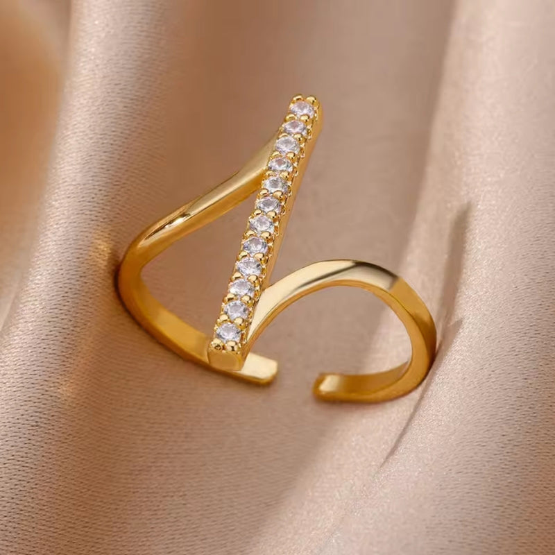 Delicate Artisan Gold Ring