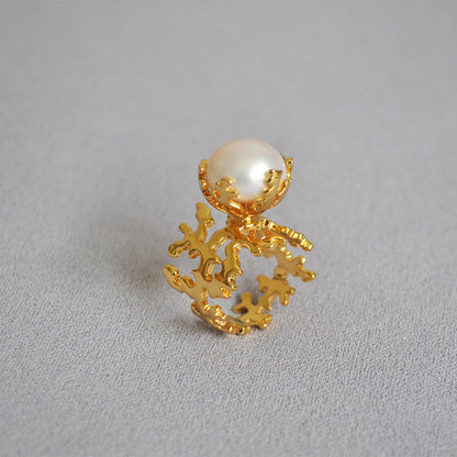 Stunning Pearl Ring for Daily Wear