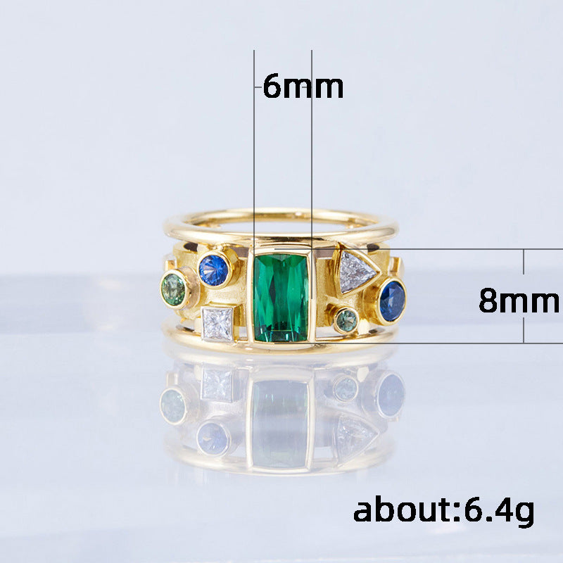 Delicate Artisan Gold Ring