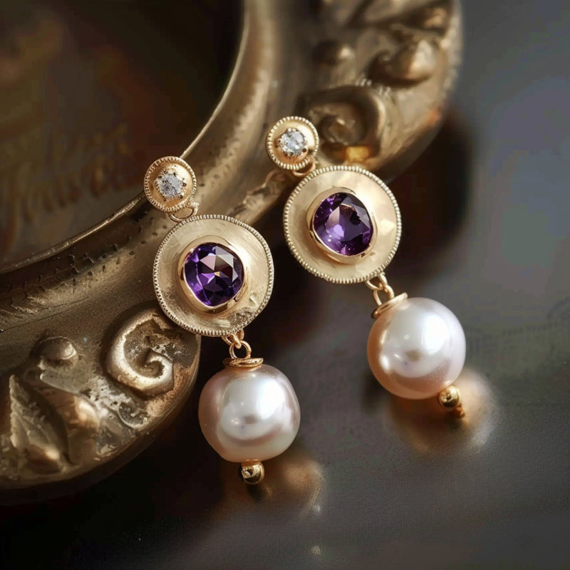 Romantic Gold Earring for Special Moments