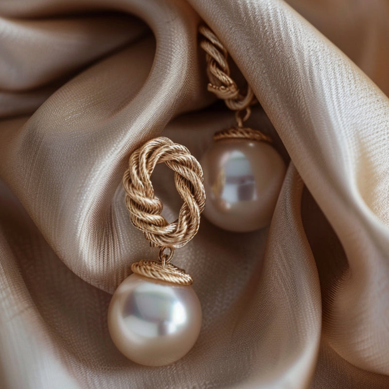 Beautiful Gold Earring with Unique Style