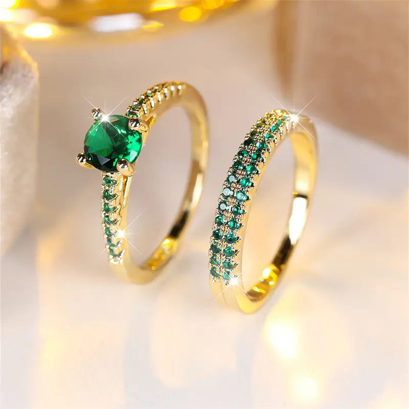 Vintage Handmade Gold Set