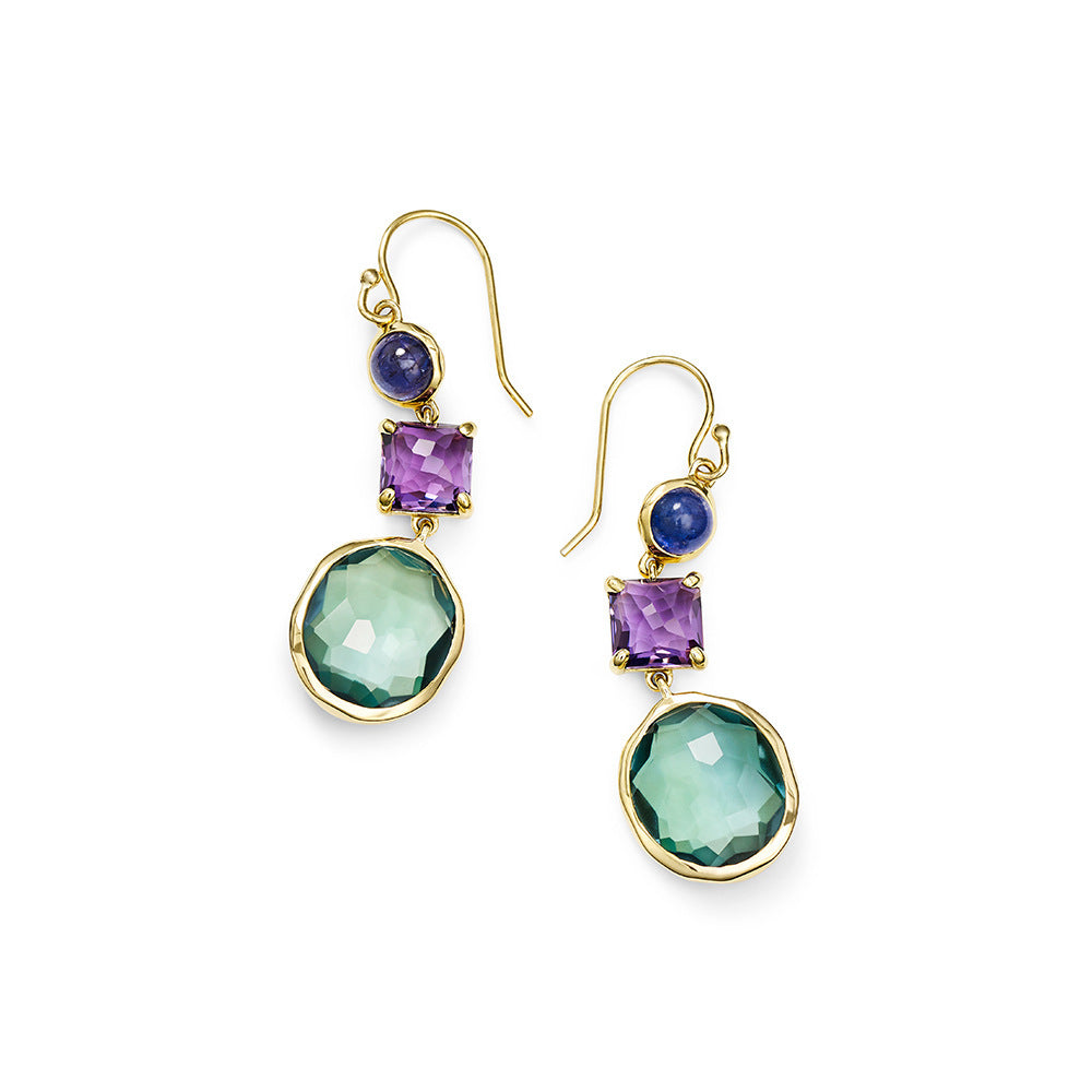 Delicate Artisan Gold Earring