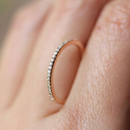 Delicate Artisan Gold Ring