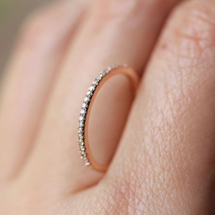 Delicate Artisan Gold Ring