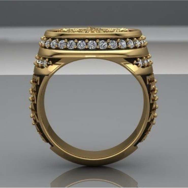 Vintage Handmade Gold Ring