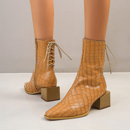 Chic Orthopedic Boots with Unique Design