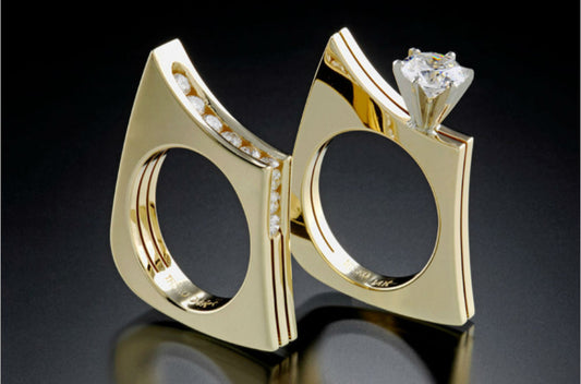 Delicate Artisan Gold Ring