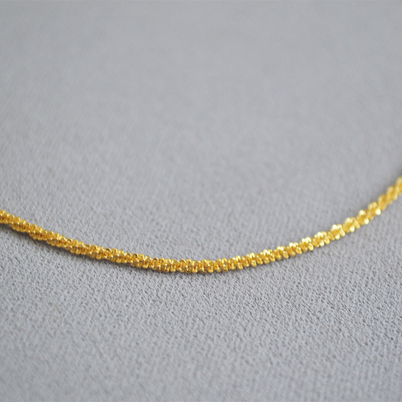 Vintage Handmade Gold Necklace