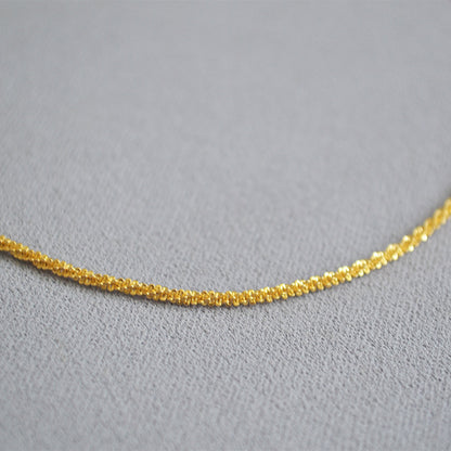 Vintage Handmade Gold Necklace