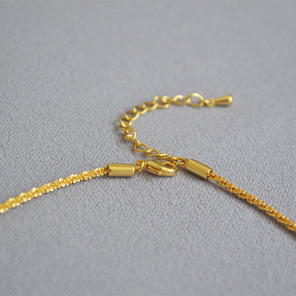 Vintage Handmade Gold Necklace