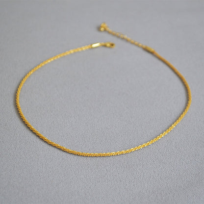 Vintage Handmade Gold Necklace