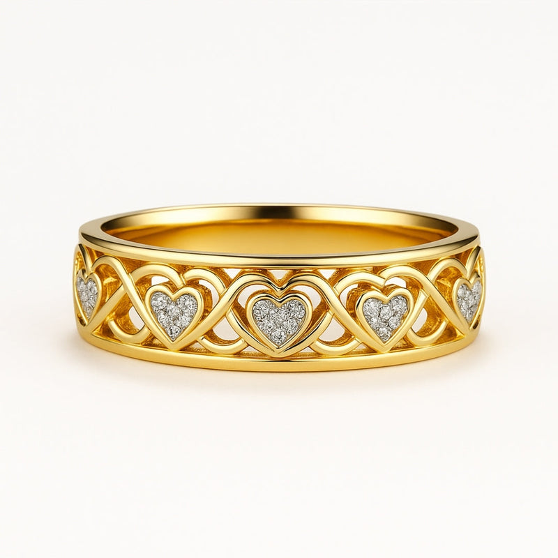 Romantic Gold Ring for Special Moments