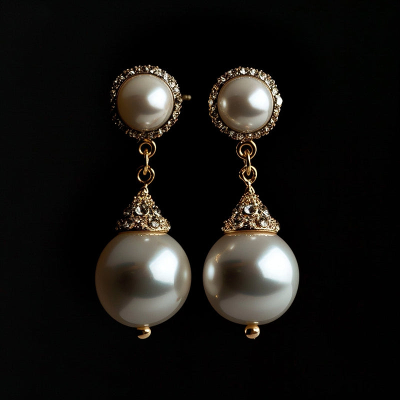 Delicate Artisan Pearl Earring