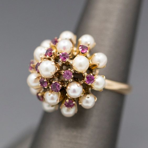 Vintage Handmade Pearl Ring
