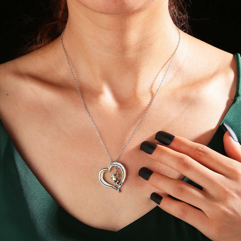 Vintage Handmade Gold Necklace