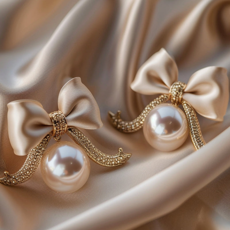 Delicate Artisan Pearl Earring