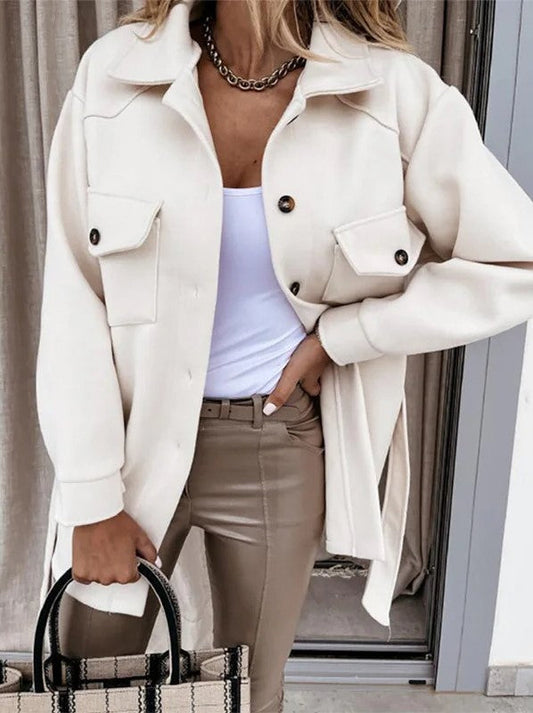 JO | elegant jacket with buttons and pockets