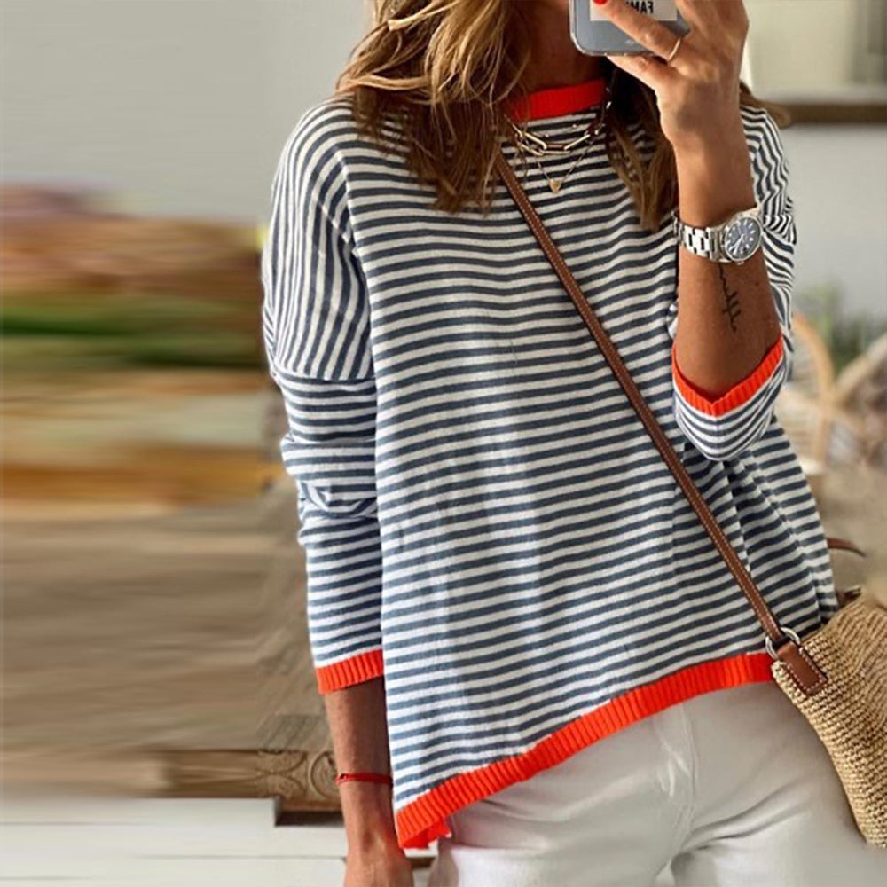 KS | Long sleeve striped cotton shirt