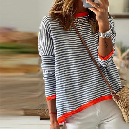 KS | Long sleeve striped cotton shirt