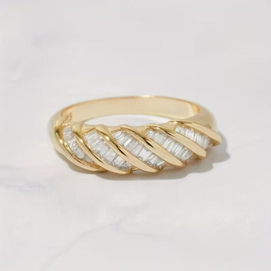Crystal Arc Ring
