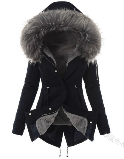 JO | elegant winter coat made of faux fur