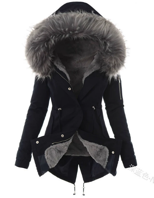 JO | elegant winter coat made of faux fur