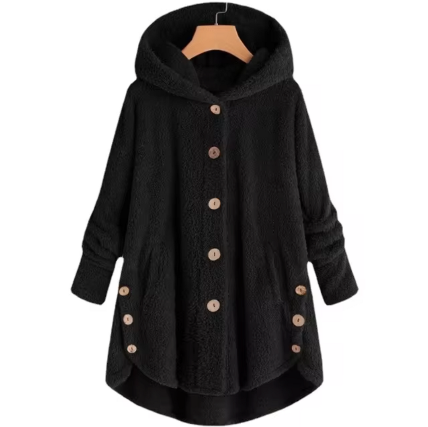 JO | Wool teddy bear plush coat