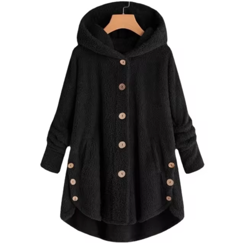 JO | Wool teddy bear plush coat