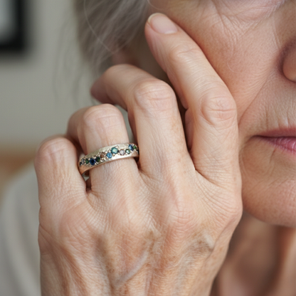 Delicate Artisan Gold Ring