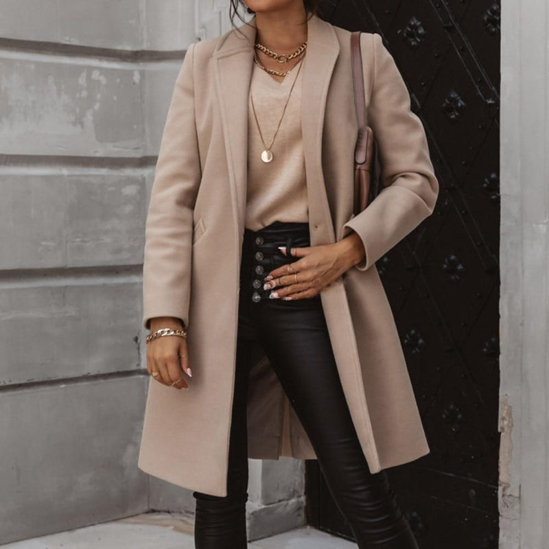 JO | Long cashmere jacket