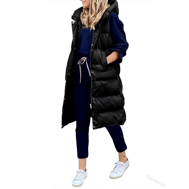 JO | Quilted vest with hood Bodywarmer
