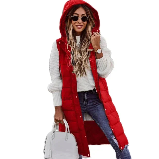 JO | Quilted vest with hood Bodywarmer