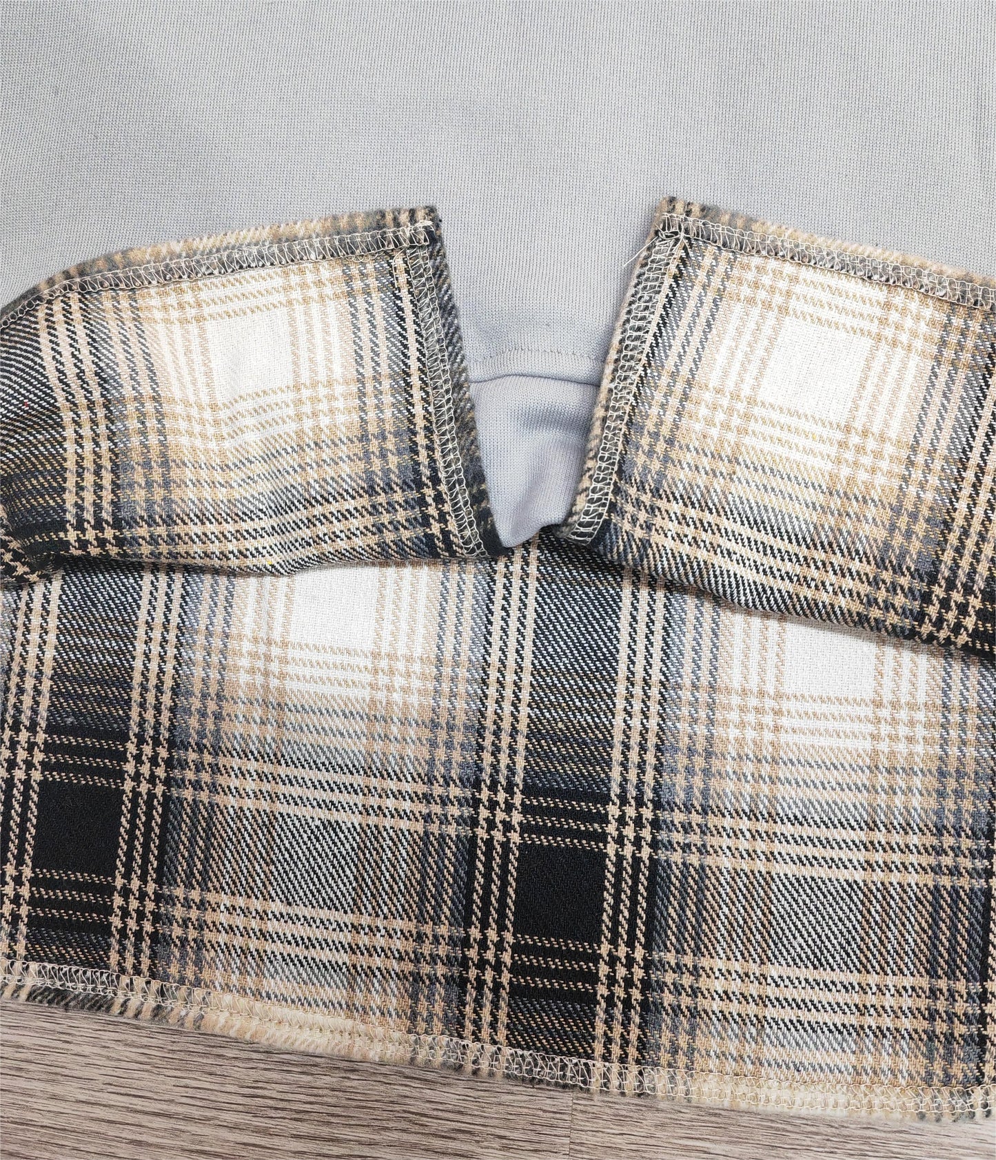 JO | Comfortable long-sleeved patchwork sweatshirt