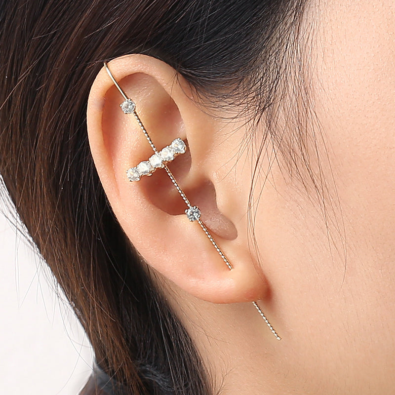 Vintage Handmade Gold Earring