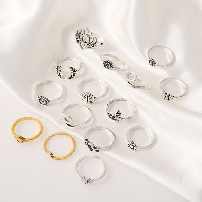 Delicate Artisan Gold Ring