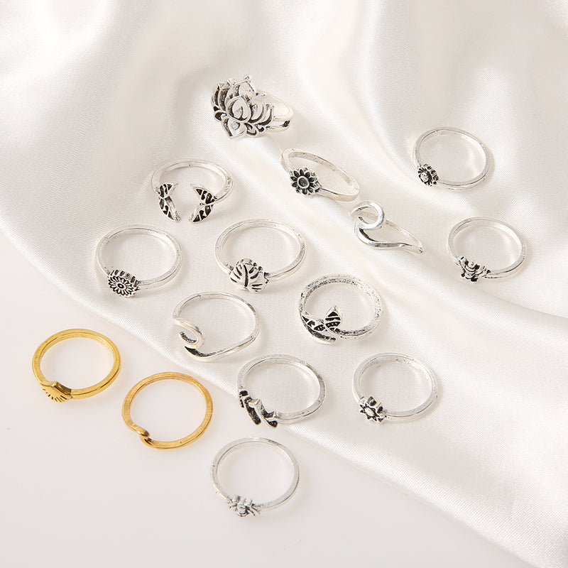 Delicate Artisan Gold Ring