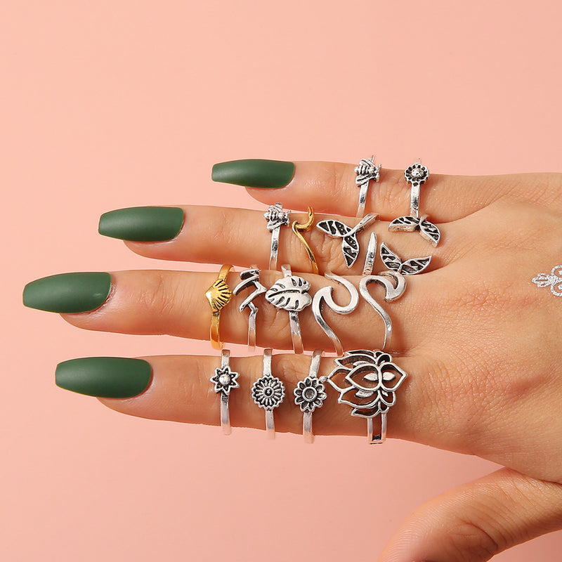 Delicate Artisan Gold Ring