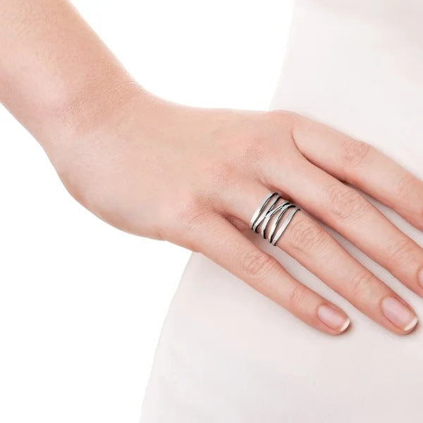 Beautiful Silver Ring with Unique Style