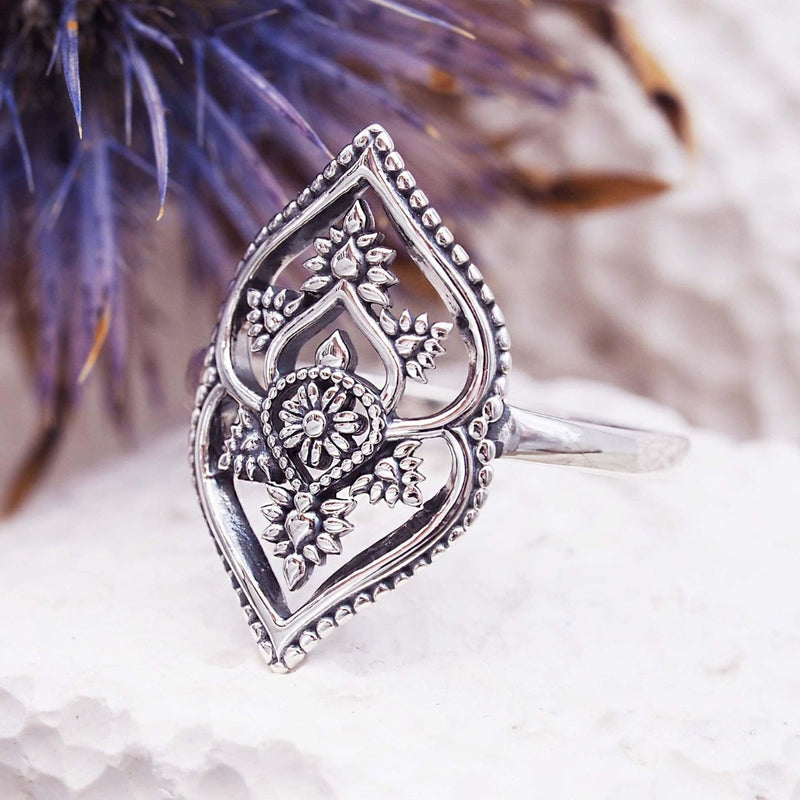 Beautiful Silver Ring with Unique Style