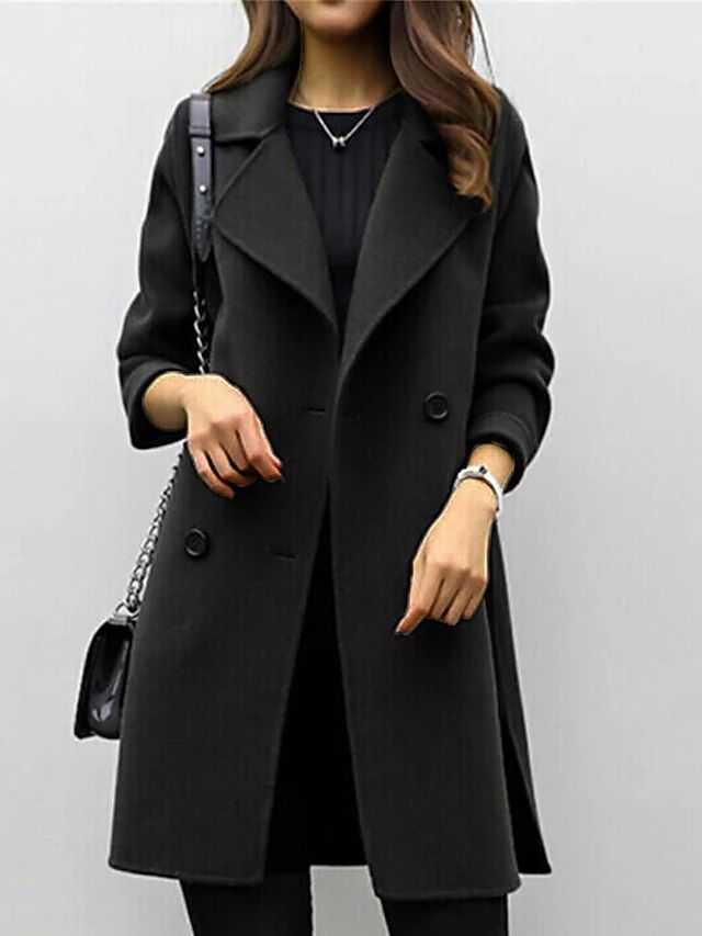 JO | Wool coat women fall winter