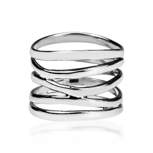 Beautiful Silver Ring with Unique Style