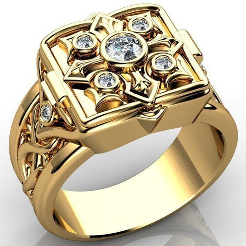 Delicate Artisan Gold Ring