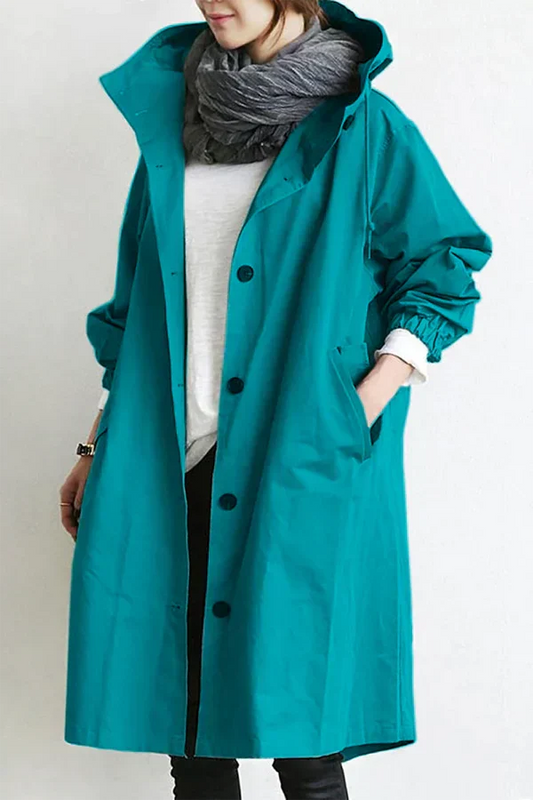 JO | long outdoor jacket with hood