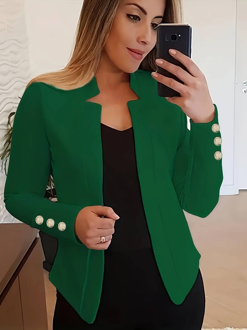 JO | casual blazer with long sleeves and buttons