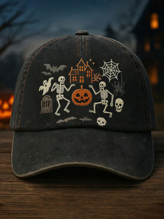 Halloween Printed Casual Unisex Hat artswardrobe