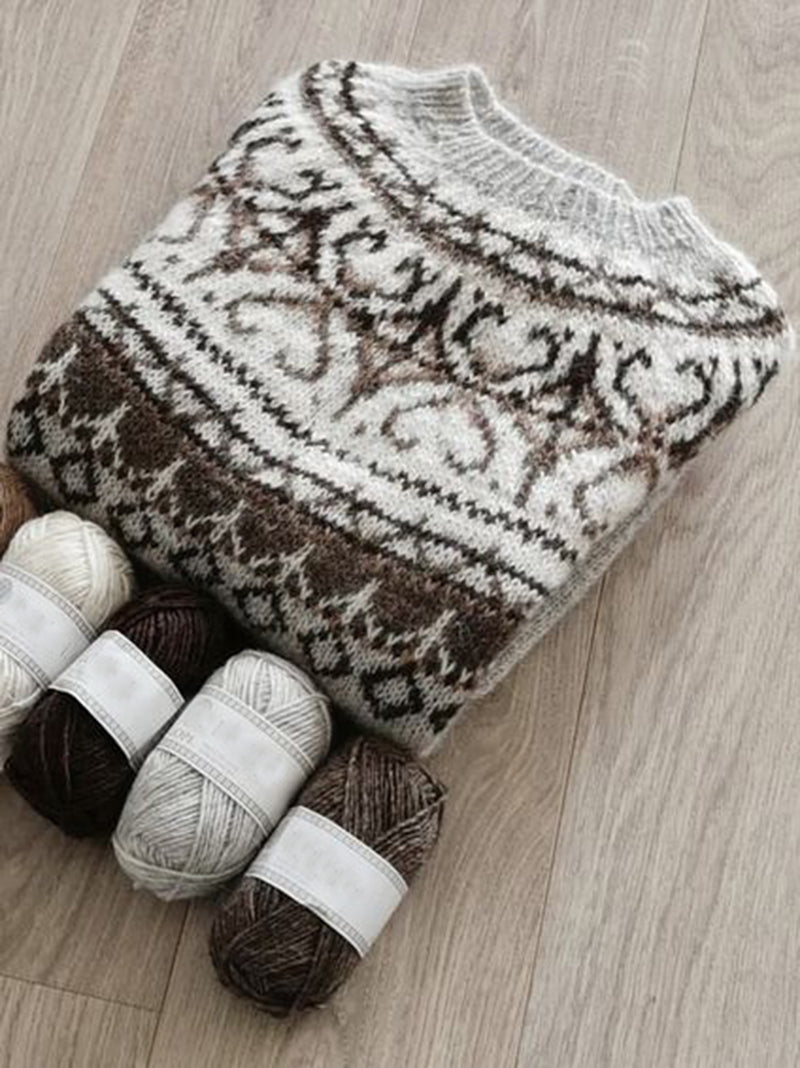 Gracefully Designed Sweater