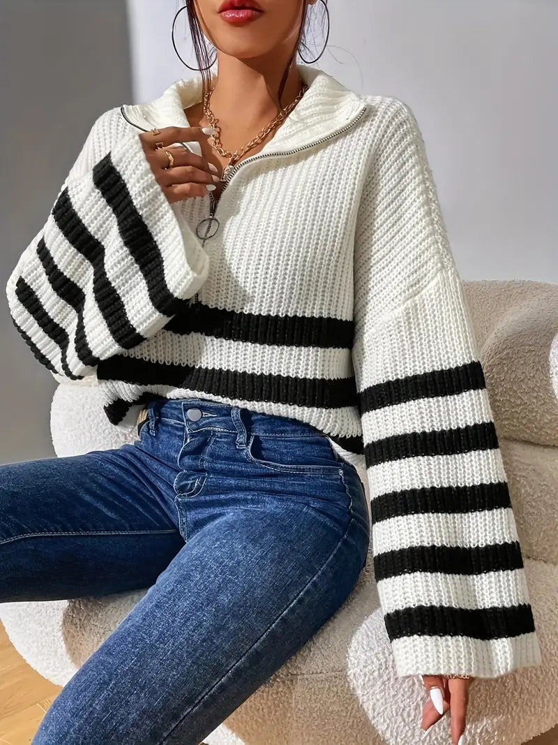 JO | Striped sweater for women