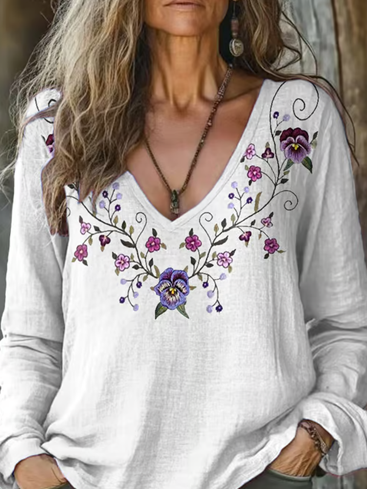 Timeless Vintage Style Top
