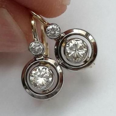 Vintage Handmade Silver Earring